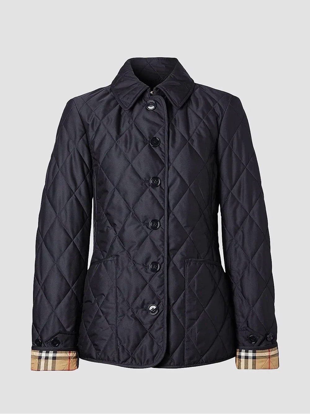 Gorgeous Burberry Quilted Jacket in Blue